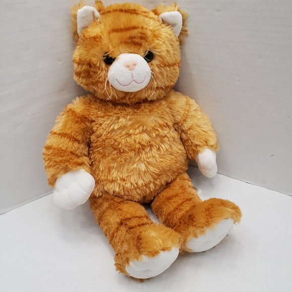 Build A Bear Orange Tabby Cat Kitty Plush Animal - Picture 1 of 9